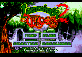 Lemmings 2 - The Tribes (USA) Title Screen